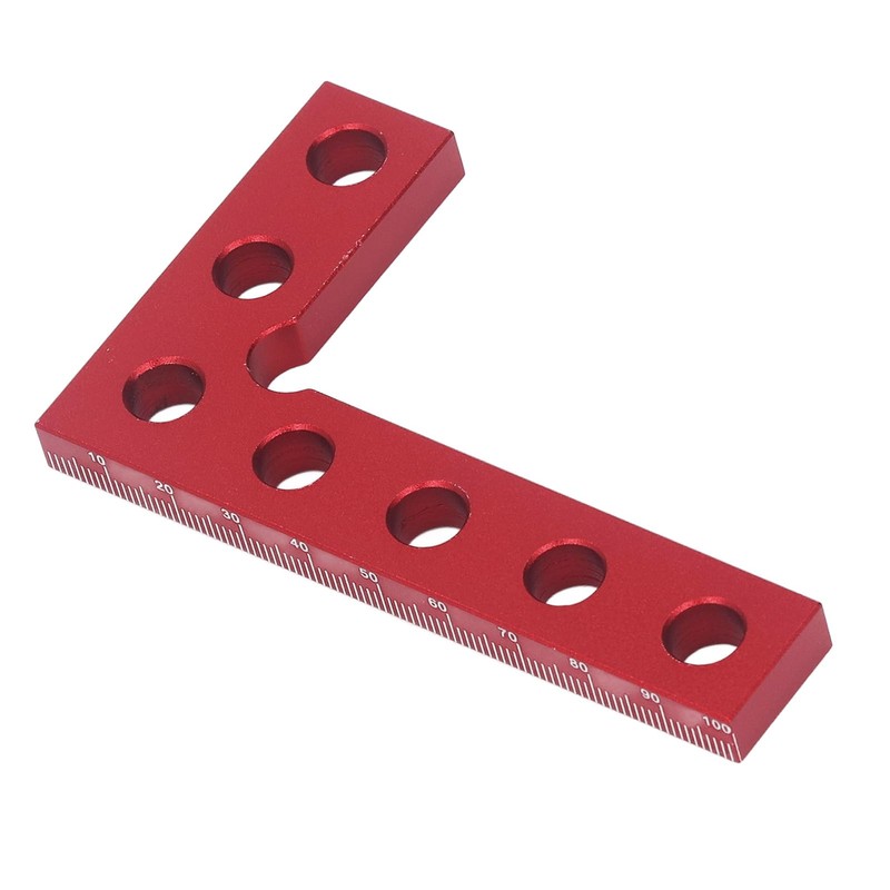 ZAWELIYO Mini Small Square Center Finder Aluminum Alloy Woodworking Ruler