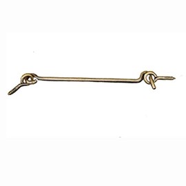 1Pcs T1403 Pure Copper Light Body Sheep Eye Vintage Window Hook Engine Cabin Hook Eye Latch Bronze Sheep Eye Wind Hook Door and Window Wind Hook Indoor Hardware Window Latches 20cm