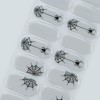 Gel Nail Stickers Halloween Semi Cured Gel Nail Strips Wraps