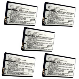 Synergy Digital Baby Monitor Batteries, Compatible with Detewe Vision 4000 Baby Monitor, (Li-Ion, 3.7V, 1050 mAh), Combo-Pack Includes: 5 x SDOTH-L7116 Batteries