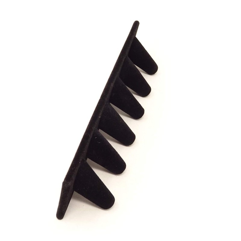Honbay Black Velvet 6 Finger Ring Display Stand Organizer Stand