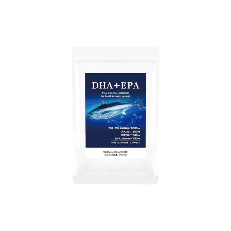 Omega 3 Supplement: DHA EPA 30 Capsules