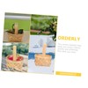 iplusmile 5Pcs Tiny Woven Baskets with Handle Versatile Party Treats