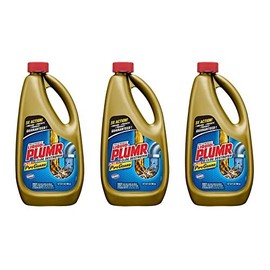 Liquid-Plumr Pro-Strength Clog Remover, Full Clog Destroyer, 32 Fluid Ounces (Pack of 3)