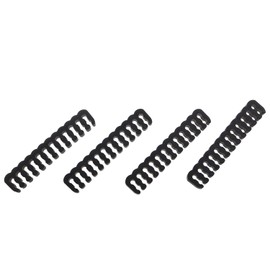 CTWHA 24PCS Computer Wire Harness Comb Wire Harness Comb 18AWG Wire Clip 24 pins x 4 8 pins x 12 6 pins x 8 for Computer Wire Harnessing Manage Wires Black