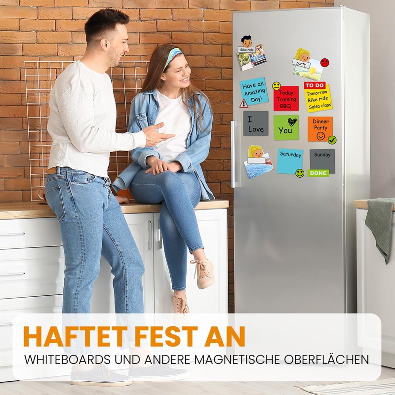 ATWAM 60 Magnetic Strips Writeable Mega Set - Various Sizes