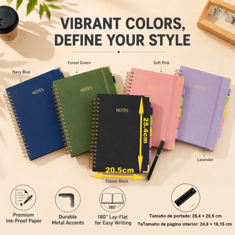 Cuaderno Profesional Libreta Universitaria 5 Color 150