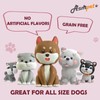 ASMPET Dog Treats Triple Flavor Chicken Wrapped Duck Beef Rolls