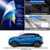 SHAOHAO Peugeot 2008 e-2008 2014-2019 Sun Visor Silver Coated Fabric