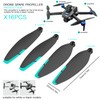 16PCS Foldable Drone Propellers Replace Parts for S159 Drone Spare