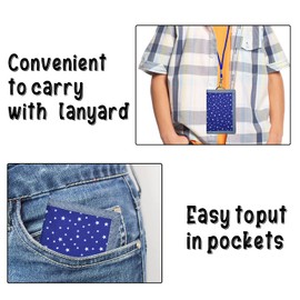 sundee RFID Wallet, Mini Trifold Coin Purse Cartoon Wallet with Zipper for Kids - Little Stars