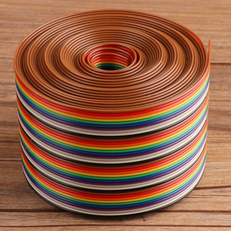 40P Flat Ribbon Cable 127 mm Distance Pitch Cable IDC