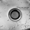 LASSHSWA Kitchen Sink Strainer Stainless Steel, Kitchen Sink Drain Strainer,
