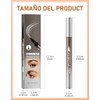 Erinde Lpiz Lquido para Cejas, Resistente al Agua, F203dark Brown