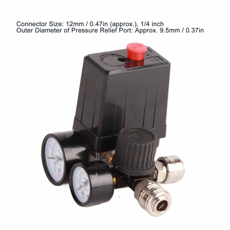 Pressure Switch, Manifold Regulator Gauges, Air Compressor Pressure Switch Control