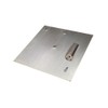 OnlineEEI Base Plate, Zinc Coated Steel, for use with Pipe and Drape System, 18"x18"3/16", 17lb