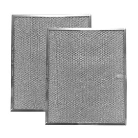 Air Filter Factory Grease Filter 99010299, BPS1FA30 Replacement For Broan Nutone Allure 30" Range Hood Aluminum Mesh BPS2FA30 11-3/4" X 14-1/4" X 3/8" Kitchen Exhaust Grease FIlters 2-Pack