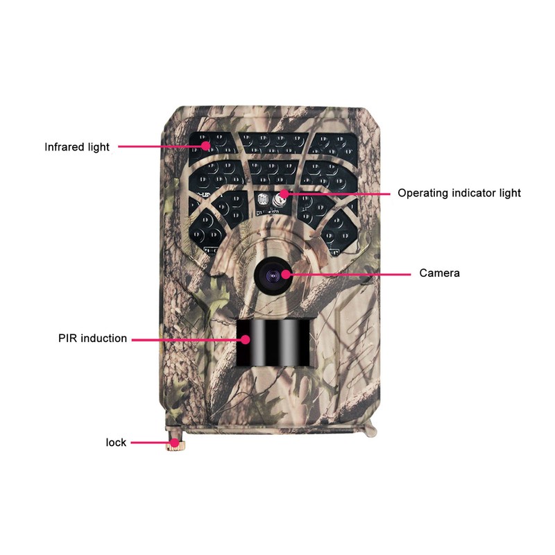 PR300A Outdoor Hunting Camera IP56 HD Infrared Camera 0.8s Trigger