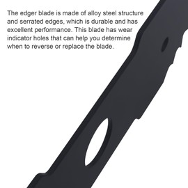 Omninmo 8-5/8inch Alloy Steel Electric Edger Trimmer Fit for Ryobi RY13050 RY13050A RY15518 RY40030, 1inch Center Hole Blade Toothed Edger (8-5/8inch)