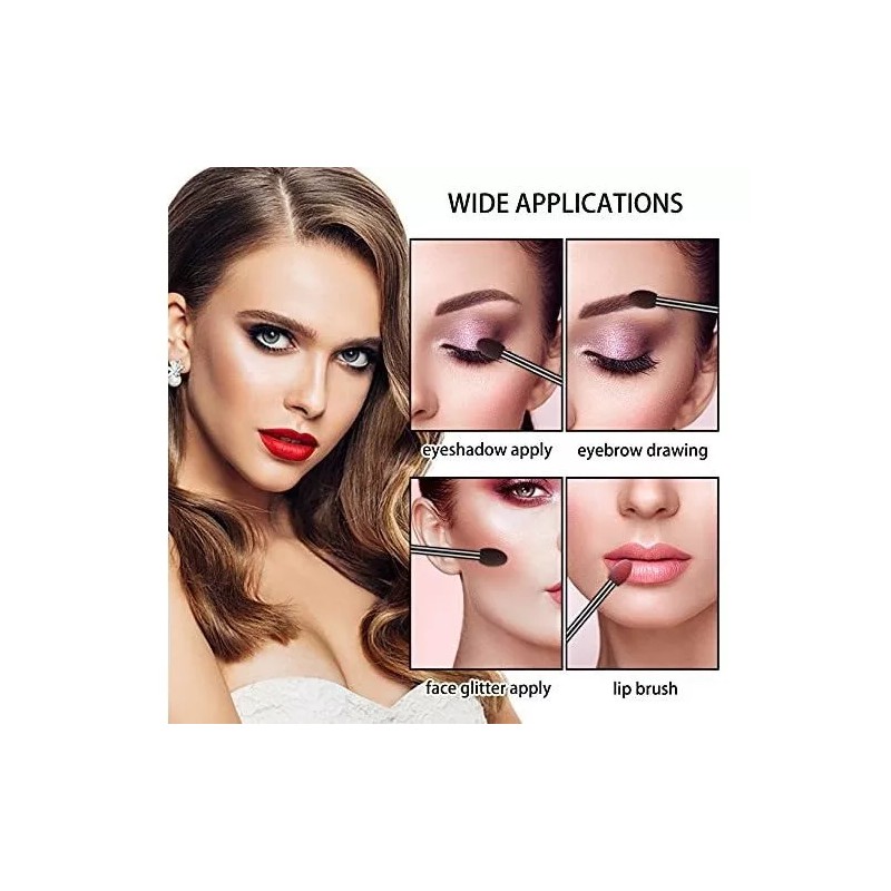Ponpon Brocha Sombra Ojos Desechable 100 Uds.