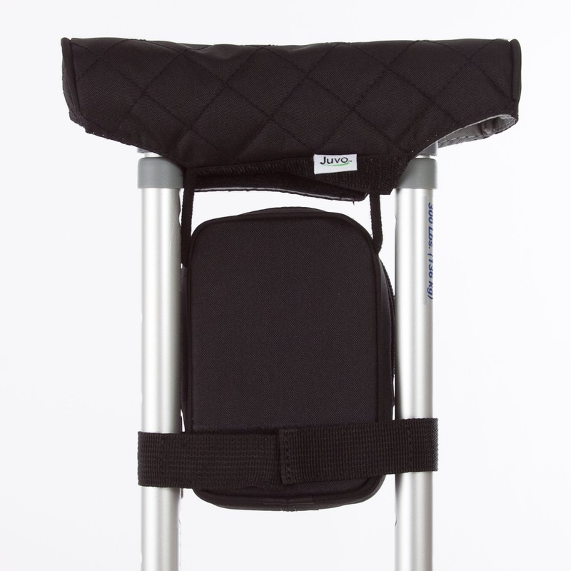 Juvo Products Crutch Caddy with 2 Pockets for Hands-Free Storage,