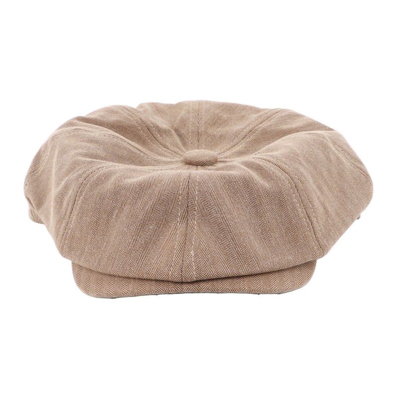 Men Newsboy Hat Vintage Style Soft Cotton Casual Octagonal Hats