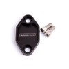 Aeroflow AF64-2029BLK Billet Fuel Pump Block Off Plate Black Suits