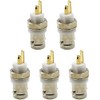 Coolotic 5 Sets CCTV Camera BNC Female Coupler Adapter Connector