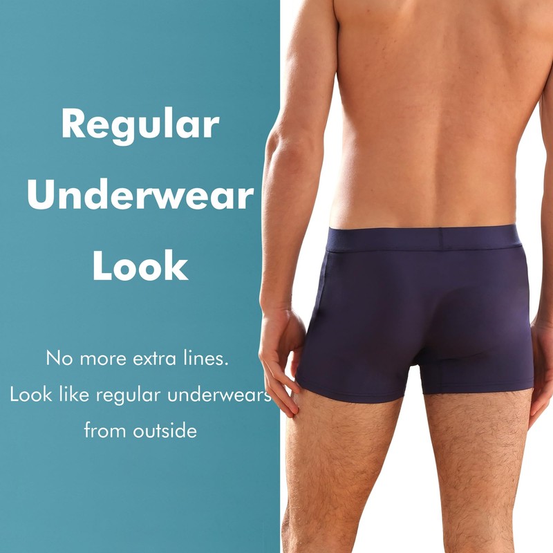 AIRCUTE Washable Absorbency Urinary Incontinence Underwear for Men Bladder leaks,