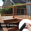 BLIKA 100 Pack Anti-UV Baluster Connectors for 3/4" OD Aluminum