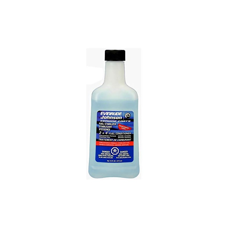 Johnson/Evinrude/OMC OEM 2+4 Fuel Conditioner Treatment 16oz Pint 0766209 766209