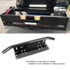 Aluminum Front License Plate Frame Holder LED Light Bar Mounting