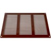 Vent Systems 12'' x 8'' Inch (Overall Dimensions) - Brown
