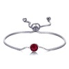 Philip Jones Red Crystal Bracelet Created with Zircondia® Crystals