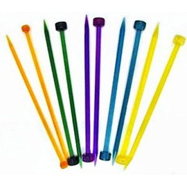 Knit Pro KP51166 Trendz: Knitting Pins: Single Ended: 15cm x 4.00mm, 4mm, Orange