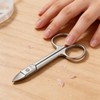 LIVINGO Professional Sharp Toenail Scissors - 4.25" Heavy Duty Small