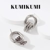 KUMIKUMI 925 Sterling Silver Statement Dangle Drop Earrings for Women