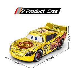 Car Toy, Toy Car for Children, Children's Toy Car, Gold Racing Car, Metal Alloy Model Car as Birthday, Christmas Gift for Boys