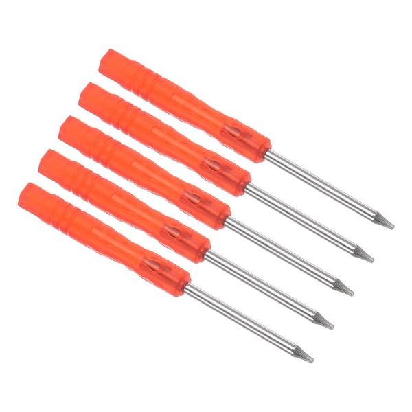 CoCud Small Torx Screwdriver 85mm Length Steel T5 Star Head
