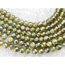 Natural Grossular Garnet roundelle faceted Beads 5-5.5mm 16 inch long string jewelry making gemstone beads for necklace bracelet