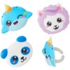 DecoPac Kawaii Characters Cupcake Rings - 24 pc Assorted