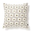 Francfranc Franc Emb Flower Cushion Cover 45x45cm Gray (C-051)