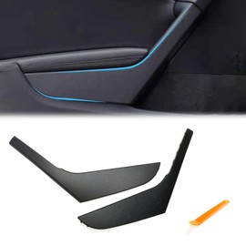 BJchiwu 2pcs Replacement Left/Right Inside Door Armrest Handle Trim Cover for Volkswagen Golf 6 Sedan GTI MK6 2009-2014 Door Pull Handle 5K4868039A 5K4868040A (Black)