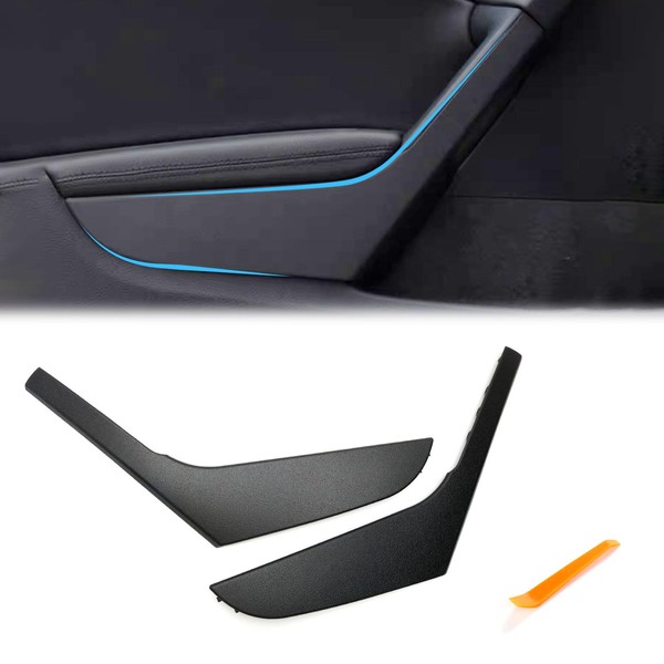 BJchiwu 2pcs Replacement Left/Right Inside Door Armrest Handle Trim Cover