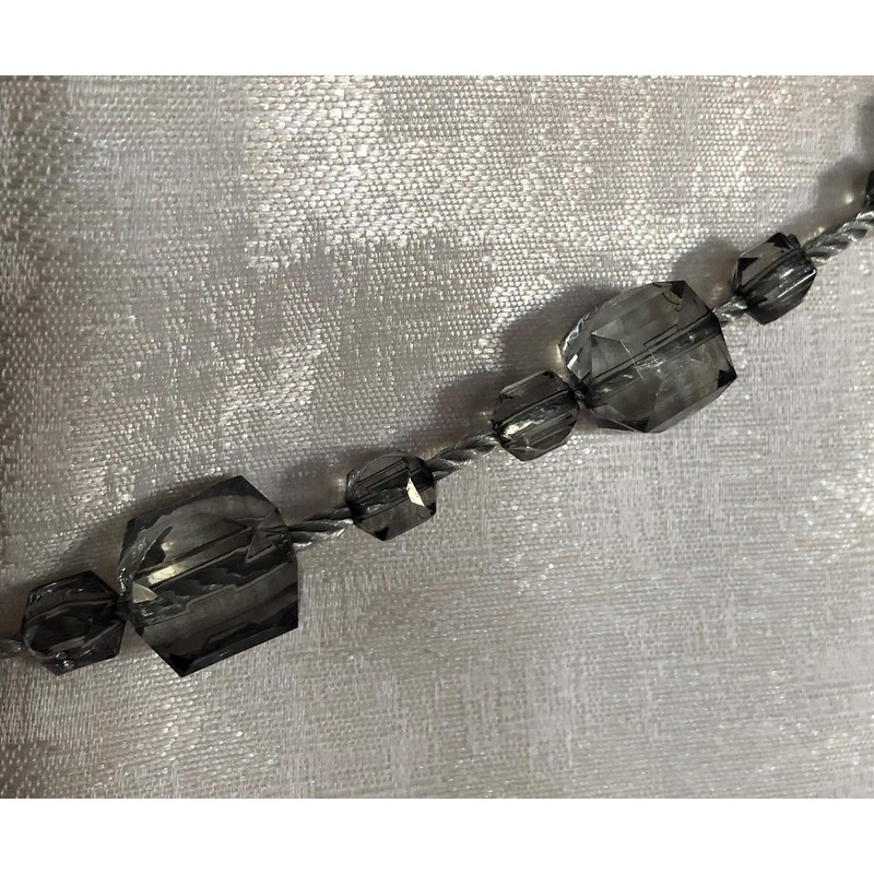 Alan Symonds Tiffany Acrylic Beaded String Curtain Tie Backs -
