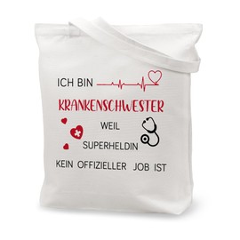 Nurse Gifts, Graduation Women's Day Thank You Birthday, Best Leave Retirement Week, Christmas, Valentine's Day, Graduation, Recognition Gifts for Nurses, Shopping Bag, White