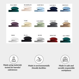 Set of Two Oversized Superhuge Pillow Case - Cover - 100% Egyptian Cotton, 600 Thread Count Sateen, (Size 31 x 40) (31 X 40, OYSTER BLUSH)