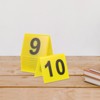 UPKOCH 10pcs Signage Reusable Table Numbers Detective Game Case Files