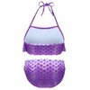 Mermaids 123 Bikini Funny Purple