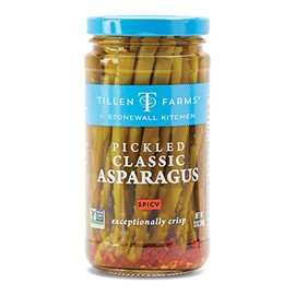Tillen Farms Spicy Pickled Asparagus, 12 Ounce (Pack of 6)